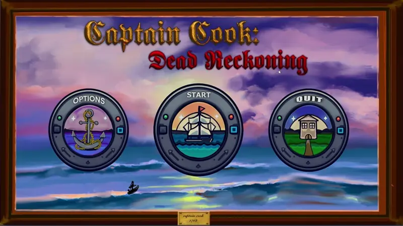 footage from the game Captain Cook: Dead Reckoning