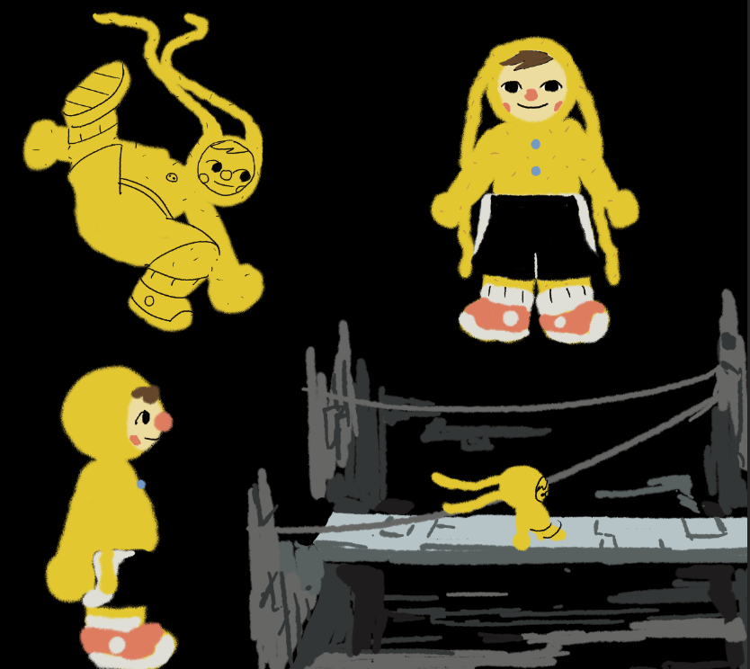 Finalised design for bound's protagonist, Inna