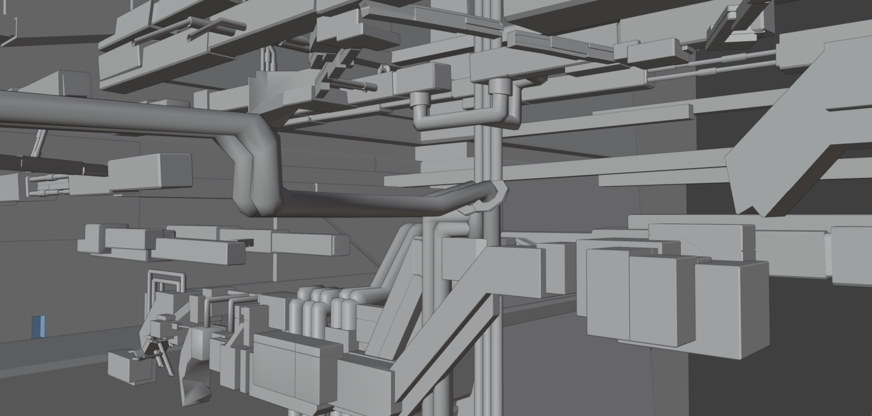 Model of The Concrete level in Blender